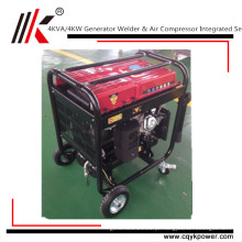 China Gerador do soldador do motor de gasolina gerador portátil de cobre do compressor de ar do soldador 4Kw do gerador 100% de cobre